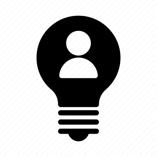 Bulb, creative, idea, profile, user icon - Download on Iconfinder