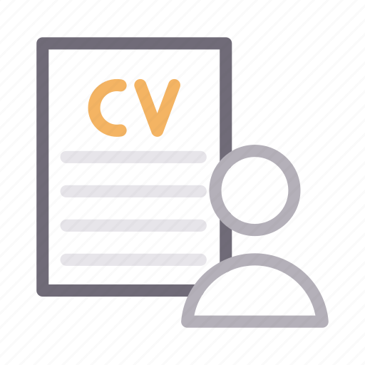 Cv, document, hiring, job, resume icon - Download on Iconfinder