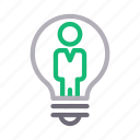 bulb, creative, idea, innovation, user