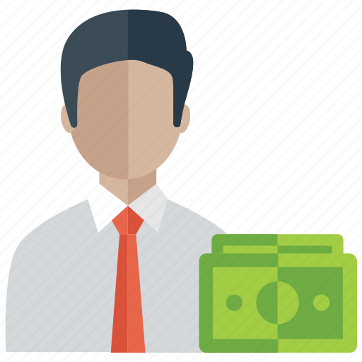 Accountant Banker Finance Manager Financial Manager Man With Money Icon Download On Iconfinder