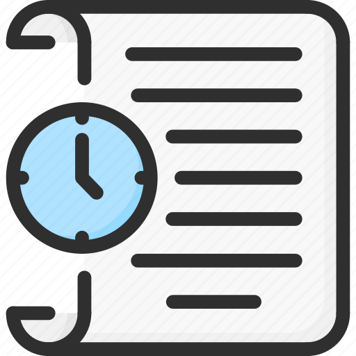 Document, hr, human, management, resources, task, time icon - Download on Iconfinder