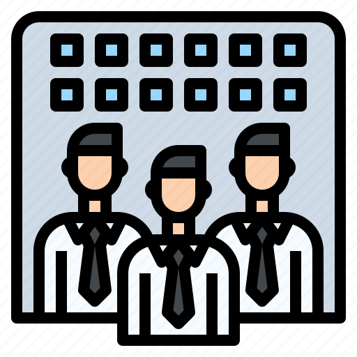 Business, businessmen, company, headquarters, office, team, work icon - Download on Iconfinder