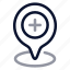 placeholder, pin, location, rescue, emergency, hospital, place, solidarity, clinic 