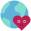 earth, love, charity, philanthropy, world, heart