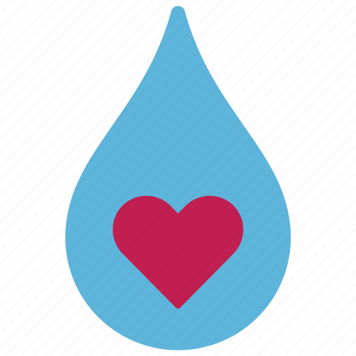 Heart, blood, droplet, charity, philanthropy, donate icon - Download on Iconfinder