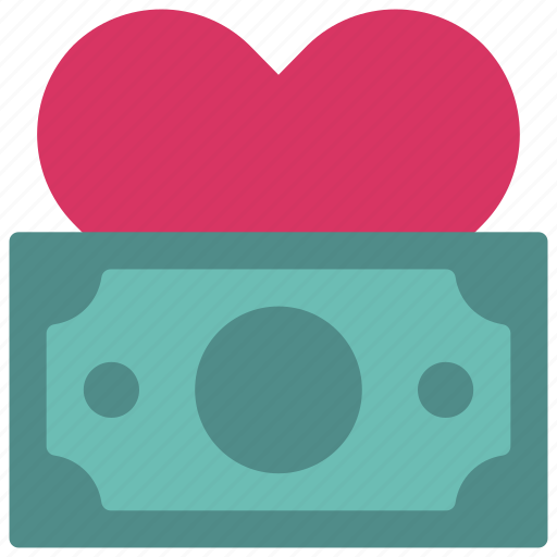 Love, money, charity, philanthropy icon - Download on Iconfinder