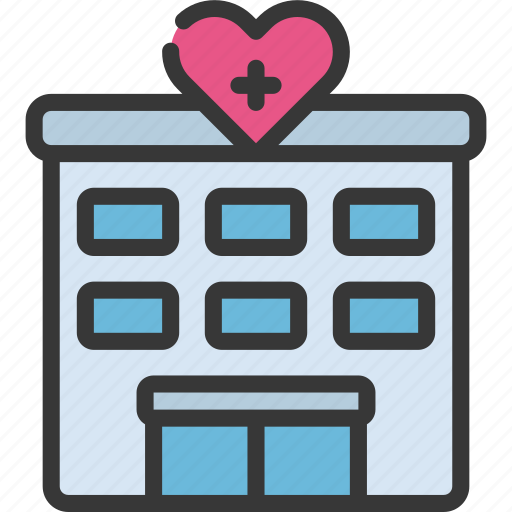 Hospital, building, charity, philanthropy, medical icon - Download on Iconfinder