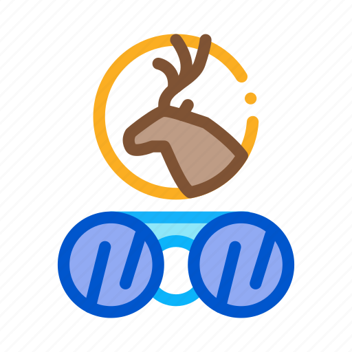 Binoculars, camera, deer, dog, equipment, hunting, photo icon - Download on Iconfinder