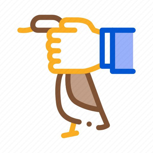 Duck, equipment, gun, hand, hold, hunting, knife icon - Download on Iconfinder