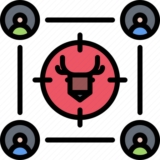 Target, deer, people, group, team, hunter, hunting icon - Download on Iconfinder