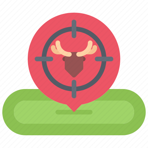 Target, deer, location, pin, hunter, hunting icon - Download on Iconfinder