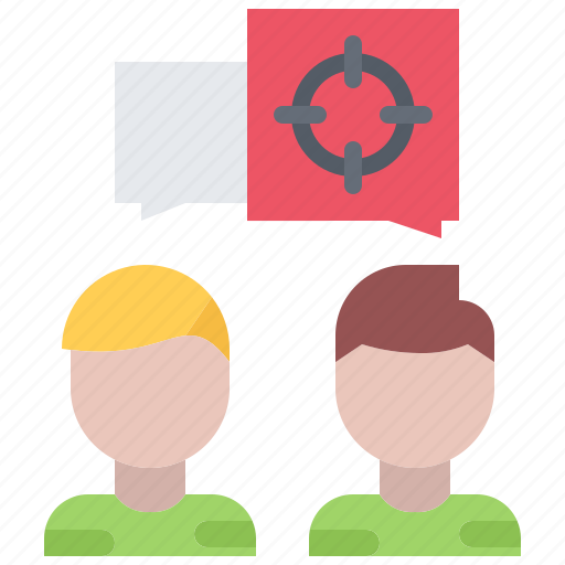 Target, conversation, dialogue, consultation, people, hunter, hunting icon - Download on Iconfinder