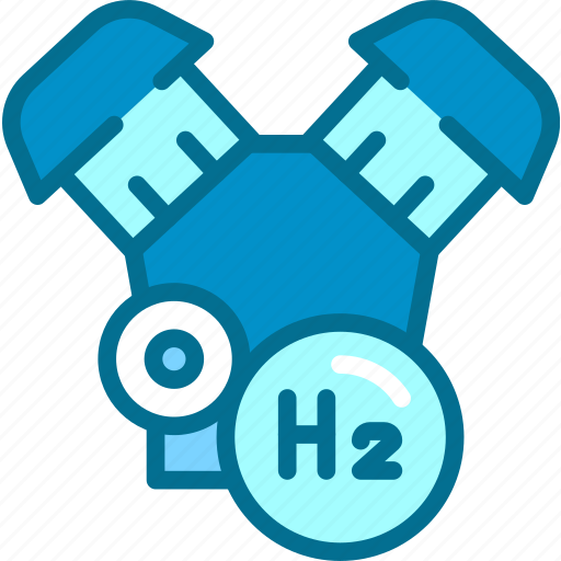 Transport, engine, h2, hydrogen, energy icon - Download on Iconfinder