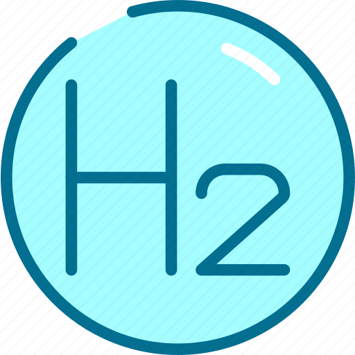 H2, hydrogen, energy, circle icon - Download on Iconfinder