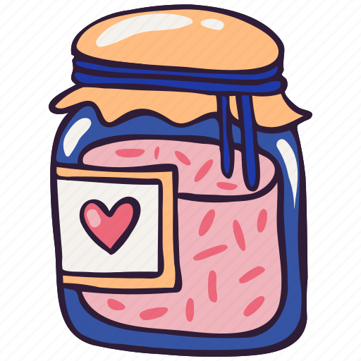 Conserve, doodle, food, jam, jar, marmalade, sweet icon - Download on Iconfinder