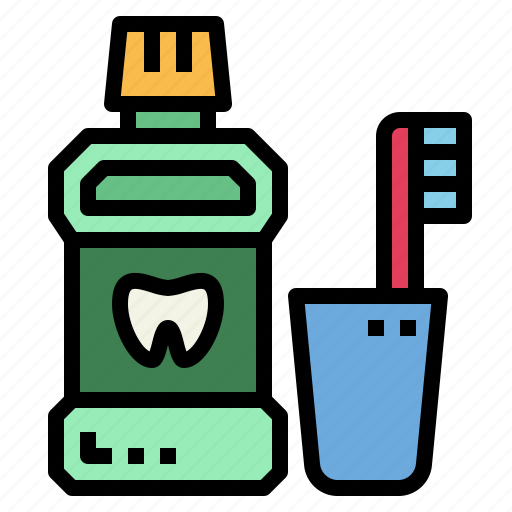 Cleaning, hygiene, mouthwash, toothbrush icon - Download on Iconfinder
