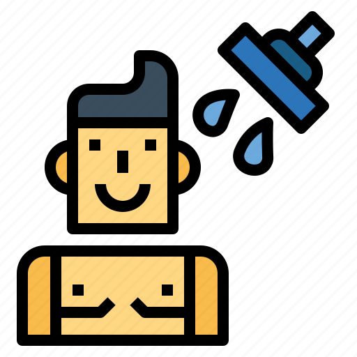 Clean, hygiene, people, shower icon - Download on Iconfinder