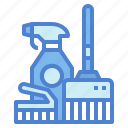 clean, cleaning, spray, tools, washing