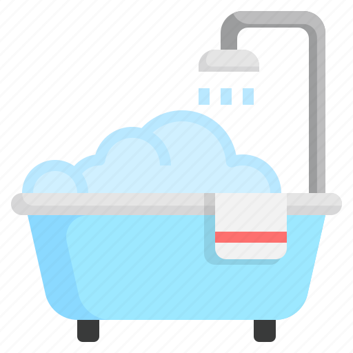 Bathtub, routine, hygiene, cleaning, shower icon - Download on Iconfinder