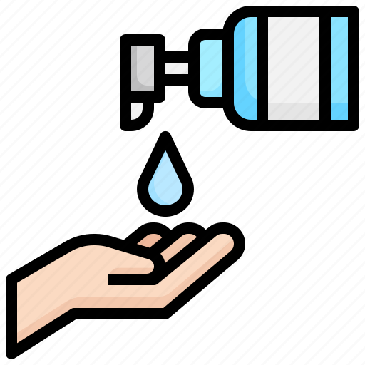 Hand, sanitizer, routine, hygiene, cleaning, shower icon - Download on Iconfinder