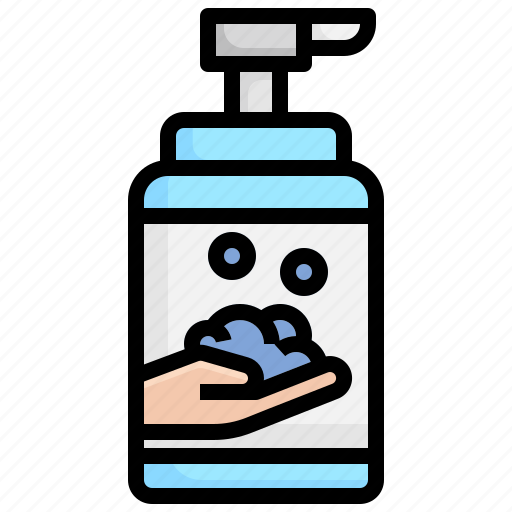Hand, soap, routine, hygiene, cleaning, shower icon - Download on Iconfinder