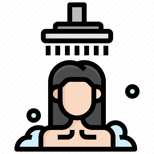 Shower, routine, hygiene, cleaning icon - Download on Iconfinder