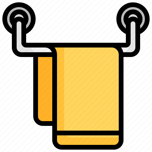 Towel, routine, hygiene, cleaning, shower icon - Download on Iconfinder