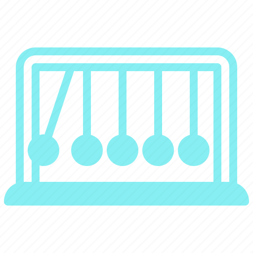 Newton, cradle, hanging, ball, motion, swing icon - Download on Iconfinder