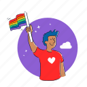 pride, gay, flag, lgbt, love, love is love 