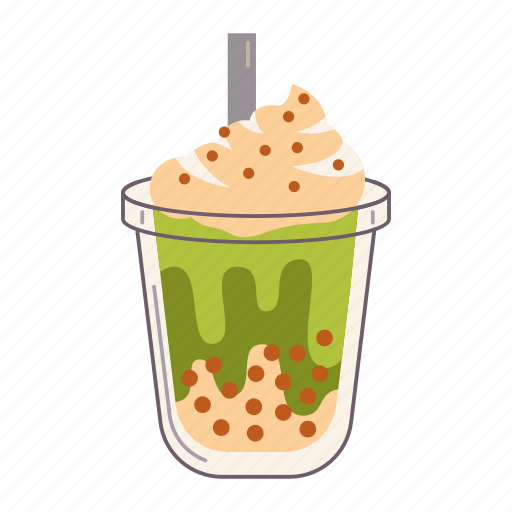 Drink, milk, beverage, ice, delicious, pearl, cup icon - Download on Iconfinder