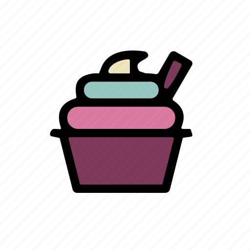 Ice cream, sweet, dessert, food, restaurant, candy, ice icon - Download on Iconfinder