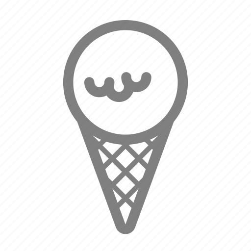 Cone, cream, ice, ice cream icon - Download on Iconfinder