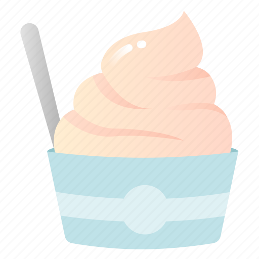 Cup, dessert, food, frozen, ice cream, yogurt icon - Download on Iconfinder