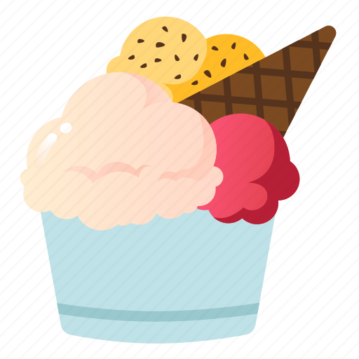 Bucket, dessert, food, frozen, ice cream, sweet icon - Download on Iconfinder