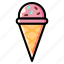 cone, dessert, sweet, ice cream 
