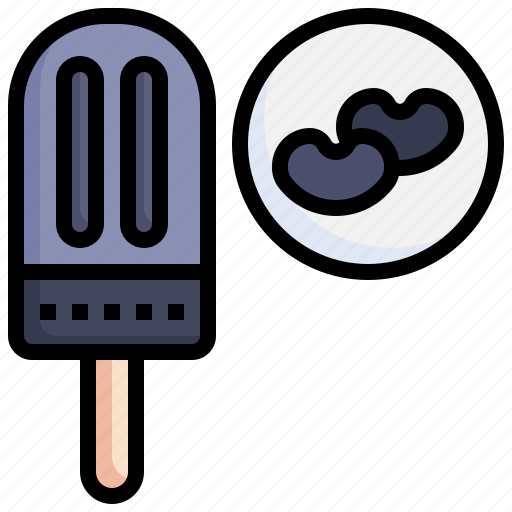 Bean, ice, cream, taste, fruit, cup, stick icon - Download on Iconfinder