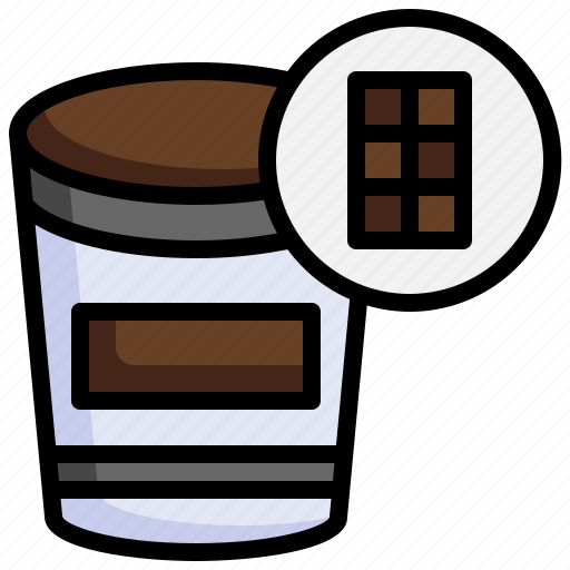 Chocolate, cup, ice, cream, taste, fruit, stick icon - Download on Iconfinder