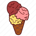 icecream, summer, cold, ice cream, cream, food