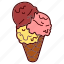 icecream, summer, cold, ice cream, cream, food 
