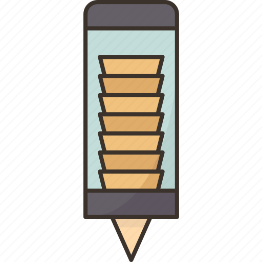 Cone, dispenser, waffle, serving, pastry icon - Download on Iconfinder