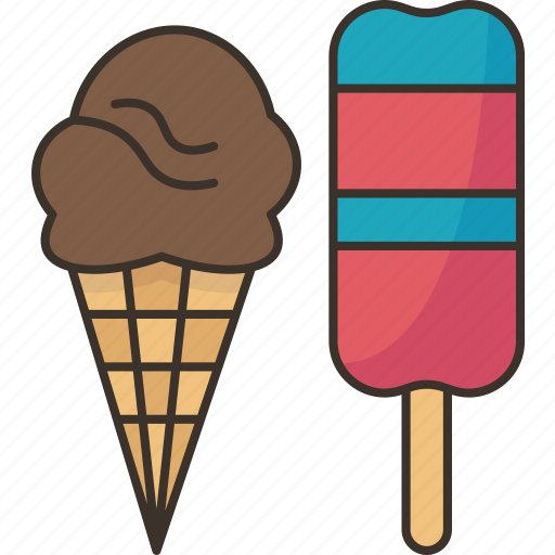 Popsicles, ice, cream, cone, dessert icon - Download on Iconfinder