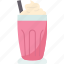 milkshake, drinks, vanilla, beverage, refreshment 