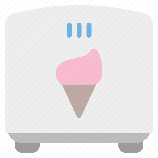 Fridge, ice cream shop, ice cream, food and restaurant, desert, sweet icon - Download on Iconfinder
