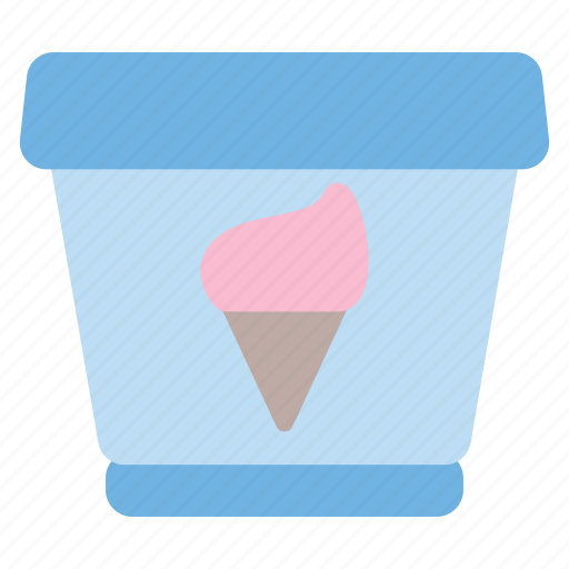 Ice cream cup, ice cream shop, ice cream, food and restaurant, desert, sweet icon - Download on Iconfinder