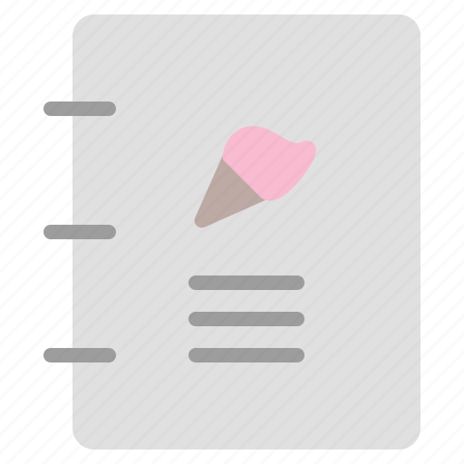 Menu, ice cream shop, ice cream, food and restaurant, desert, sweet icon - Download on Iconfinder