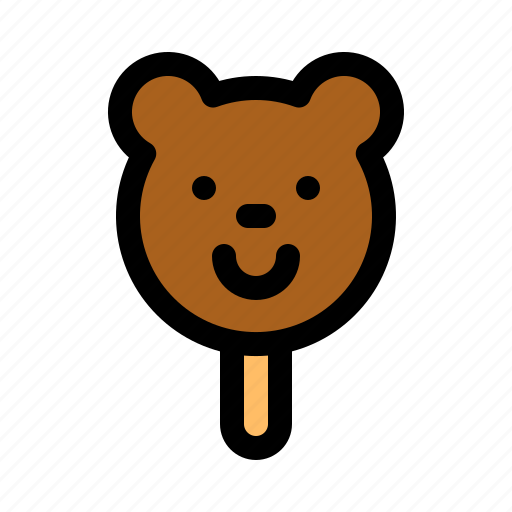 Bear, food, ice cream, ice pop, sweets icon - Download on Iconfinder