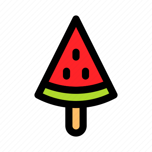 Food, ice cream, ice pop, sweets, watermelon icon - Download on Iconfinder