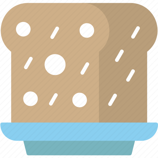 Bread, breakfast, fastfood, food, piece, fast icon - Download on Iconfinder
