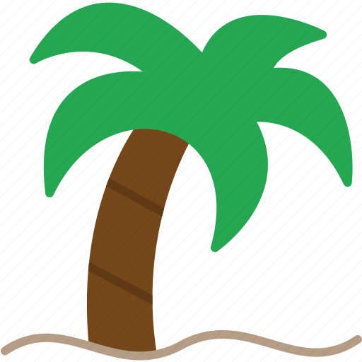 Tree, island, palm, vacation icon - Download on Iconfinder