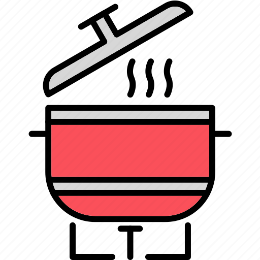 Stew, boiling, cook, cooking, fire, hot, pot icon - Download on Iconfinder